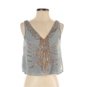 Shimmery Crop Top - Walter Baker